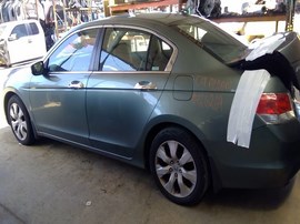 2009 HONDA ACCORD, OLIVE, EX-L MODEL, 3.5L, AT.  A26267